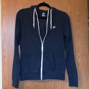 Nike Navy Blue Zip up Hoodie